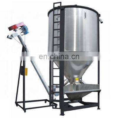 1000KG Large Plastic Vertical Mixer / Vertical Stirrer machine /Spiral circle plastic mixing