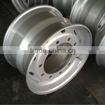 Steel wheel rim