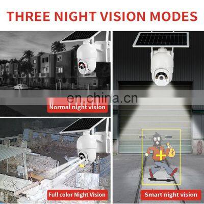 4G SIM CARD Network Solar Power 1080P Video Recoder Surveillance Wireless H.265 Wifi Cctv Outdoor Battery Camera PTZ IP Camera photo-3