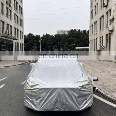 HFTM Universal Thick Waterproof Material Car Covers Adapt to Various Weather Cotton Lining Design and Wear Resistant 100% Fit photo-5