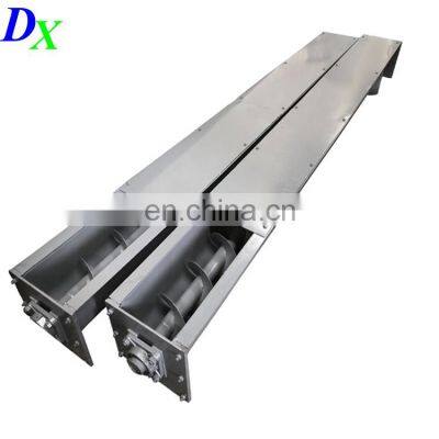 customized long working time good quality sawdust screw conveyor