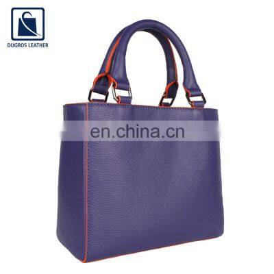 Elegant Design Stylish Look Premium Quality Wholesale Women Genuine Leather Handbag from Indian Manufacturer