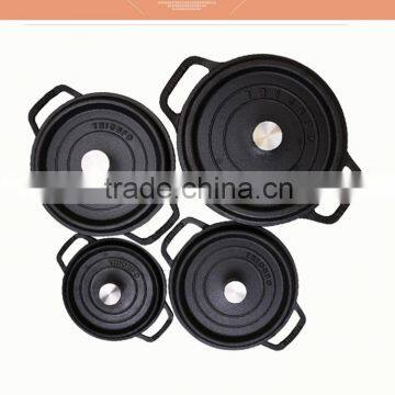 TRIONFO Round Pre-seasoned Cast Iron Cook Ware photo-3