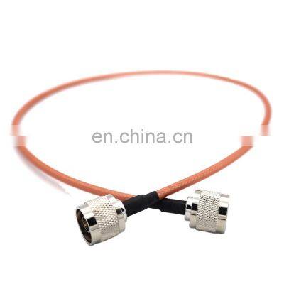 N Connector male plug rg316 rg174 rg58 rg6 to N male din connector RF cable assembly for antenna