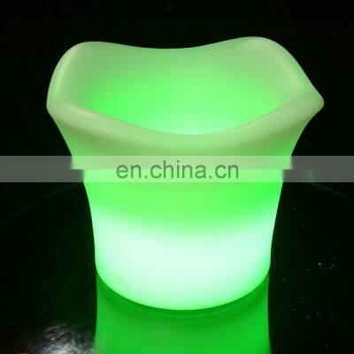 Waterproof with Colors Changing Glowing Plastic Modern Home LED Glowing luminous rechargeable champagne led wine cooler