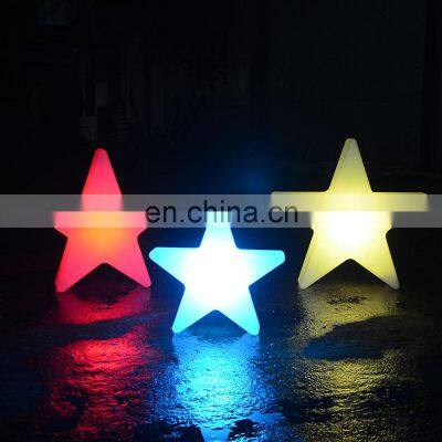 factories Christmas spheres /LED sunset lamp Christmas Tree curtain light Five-pointed star shape decorative lighting