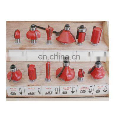 LIVTER 12pcs Cutter Suits Tungsten Carbide Wood Router Bit Set for WoodWorking