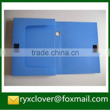 Office Stationery Plastic Hook and Loop Box File Folder a4 Size photo-4