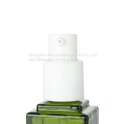 15ml Square Thick Base Liquid Foundation Bottle Spot Skin Care Product Glass Bottle 40ml Square Press Full Cover Lotion Bottle