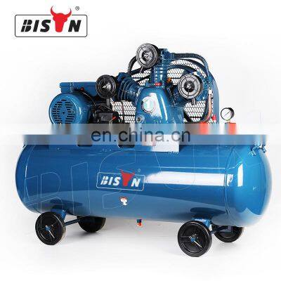 Bison China Manufacture 4Hp Air Compressor 8 Bar Piston 115Psi 4 Hp Belt Driven Air Compressor 150 Liter 3Kw