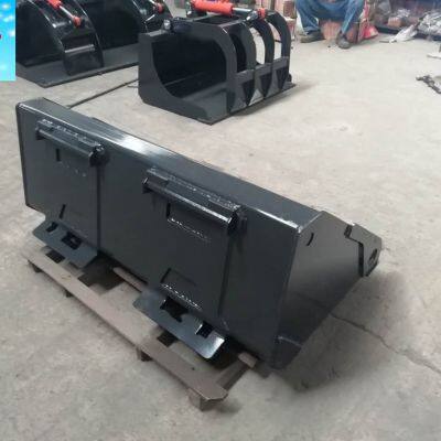 China skid steer buckets skid loader bucket 4in1 bucket for skid steer loader
