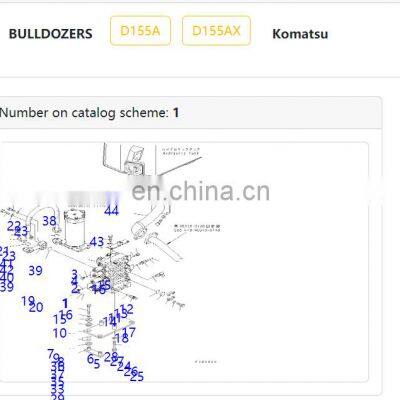 High Quality D155A Control Valve 7236411200 D155A  Main  Control Valve