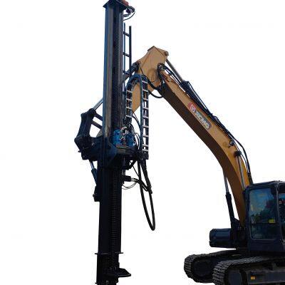Excavator Modified Down the Hole Drilling Rig, Excavator Modified Slope Support Drilling Rig, Reasonable Design, Easy Operation photo-2