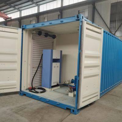 High Quality 20ft 40ft 40000l Container Fuel Station Fuel Mobile Filling Petrol Station Cheap Price photo-5