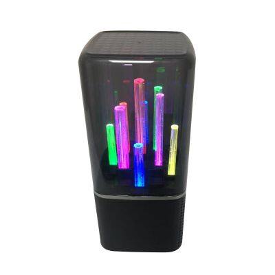 2023 Newest Colorful Wireless Bluetooth TWS Rechargeable Speaker RGB LED Lighting Universal Disco Party Speaker