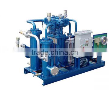 pyrolysis gas compressor to fill the pyrolysis gas in cylinders produced by waste tyre pyrolysis machine