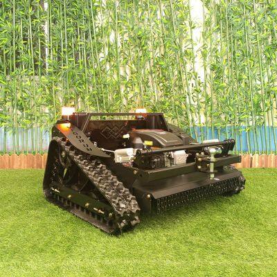 remote control mower with tracks, China remote control brush cutter price, grass trimmer for sale