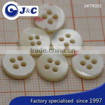 J&C Flat Trocas Shell Buttons With Red Bottom for Fashion Shirt.TR053,054 photo-2