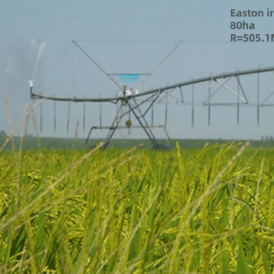 Fixed Center Pivot Irrigation System for 80 hectares Large Farm Sprinkler Equipment