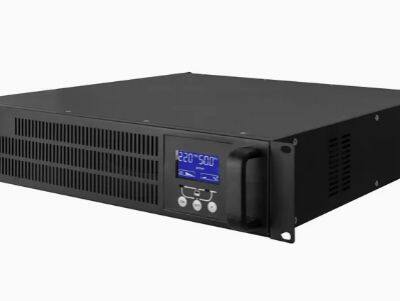 Dual Voltage 120VAC/220VAC Rack Mount Online UPS 1kVA-10kVA with LiFePO4/Li-ion Battery & RS485 Port - Industrial Uninterruptible Power Supply