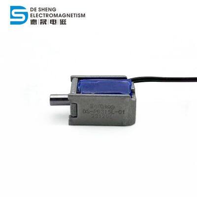 Совместимый с умными устройствами электромагнитный соленоид Mini Size 0315 с ходом 3 мм, работающий от 3 В, 5 В, 6 В DC