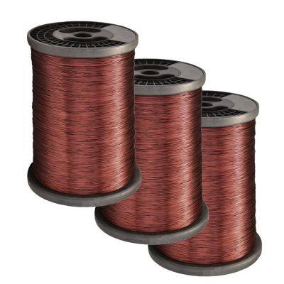 High Break Voltage Enameled Wire Good Heat Resistance Speech Coil Aluminum Wire Enameled Wire Supplier photo-1