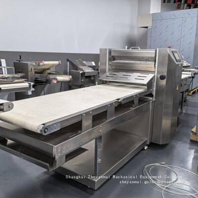 Automatic Stand Style Foldable Stainless Dough Sheeter Dough Overlapping Machine photo-3