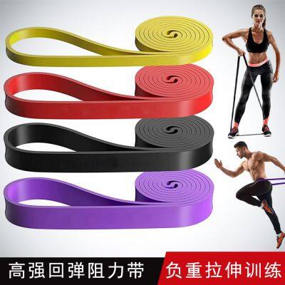 Fitness Resistance Band Yoga Aid Circle Tension Band TPE Elastic String Fitness Training Shoulder Back Hip