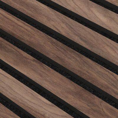 Деревянные планки для звукопоглощающих стеновых панелей из МДФ с настраиваемой плотностью, с канавками, гибкий материал, экологически чистый декор для дома