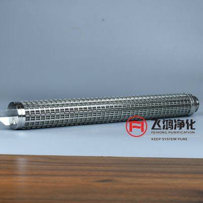 На заказ фильтр из плетеной нержавеющей стали SS316L, спеченный, складчатый, замена фильтра Pall. Минимальный заказ 1 штука.