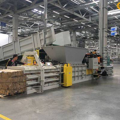 Altpapier- und Kartonballenpresse | Hydraulische Recycling-Ballenpresse