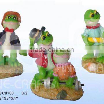 Polyresin animal aquatic crafts