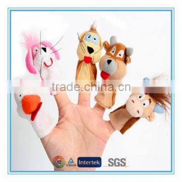 Plush cheap finger puppet for promotion