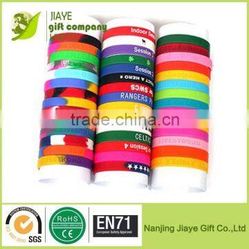 Cheap Custom Silicone Wristband