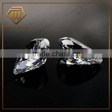 Beauty White 7.00mm Pear Shape CZ Cubic Zirconia Lab Created Synthetic Loose Gemstone