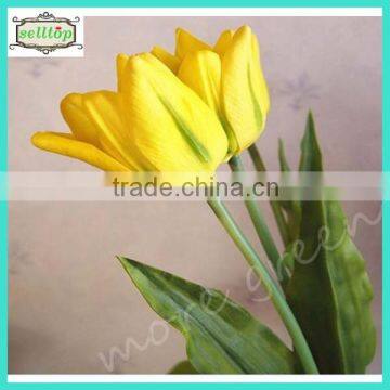 High quality 70cm real touch pu plastic tulip flower