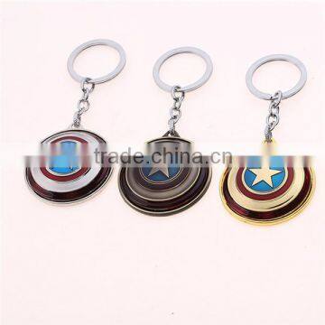 Captain America 3 Super Hero Captain America shield Keychain Metal Keychain Marvel Comics