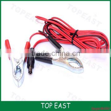 RED Black Booster Clamps Jump Lead Cable Battery Clip Charging Covered With Fuse Protect photo-4