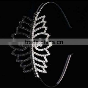 Handmade Luxury Wedding Rhinestone Bridal Crystal Tiara Bridal Crown photo-4