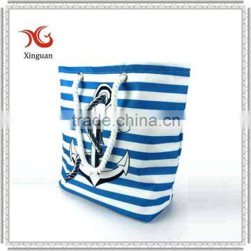 New Design Stripe Beach tote Bag