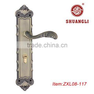 2015 Newest Hot Sale Safety Interior decoration door lock in wood door High quality handle locks