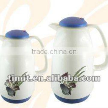 0.5L Plastic Vacuum FLask with FLower (V-H9505)