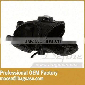 Black Clip-On Expandable Bicycle Saddle Seat Bag photo-4