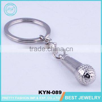 3D Gift Import Gift Items From China Metel Microphone Keychains