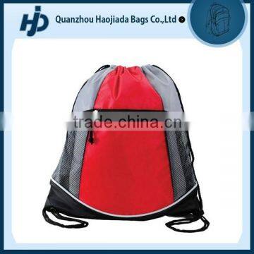 Custom promotional travel mesh sport drawstring bag