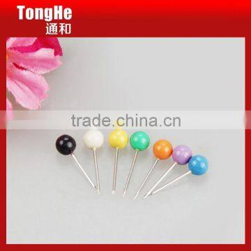 Steel Raw Colour Pearl Ball Head Pins