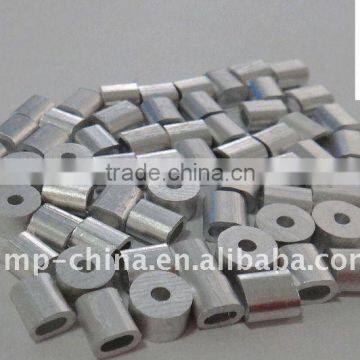 Aluminium Sleeves for steel wire rope 1/8"