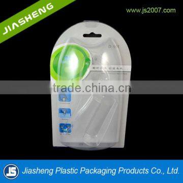 High quality cardboard clamshell packaging with handle