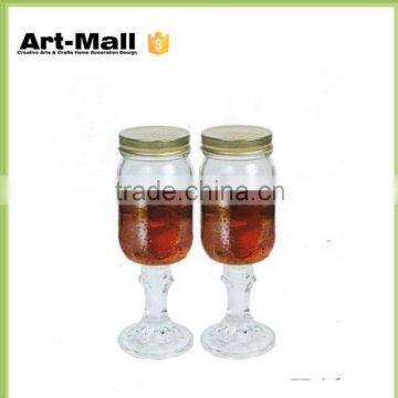 made-in-china cheap high quality redneck wine glass mason jar