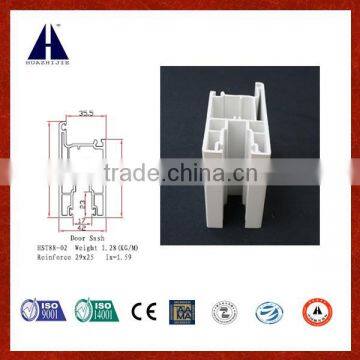 High latitudes cold weather window and door plastic upvc profile